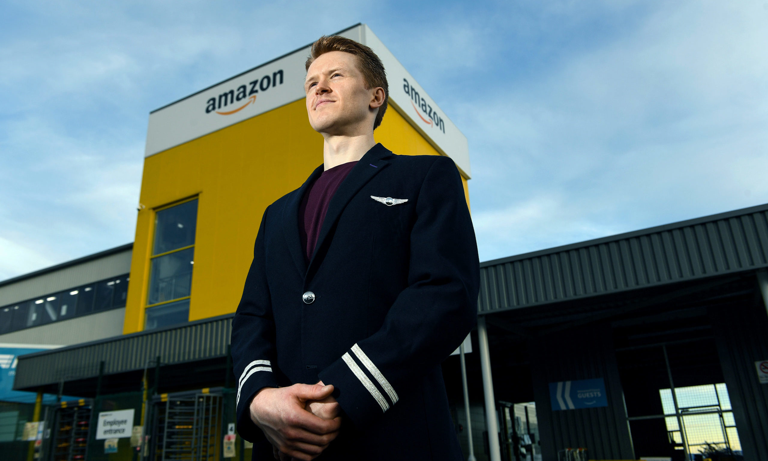Pilor Greg Poulter Jones has started working at Amazon in Dunfermline.