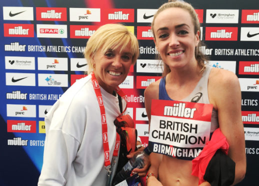 Liz McColgan with her mum Eilish.