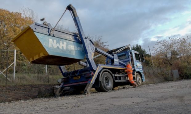 NWH Group skip and truck