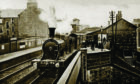 Lochee station - which formed part of the Dundee and Newtyle Railway - in 1890.