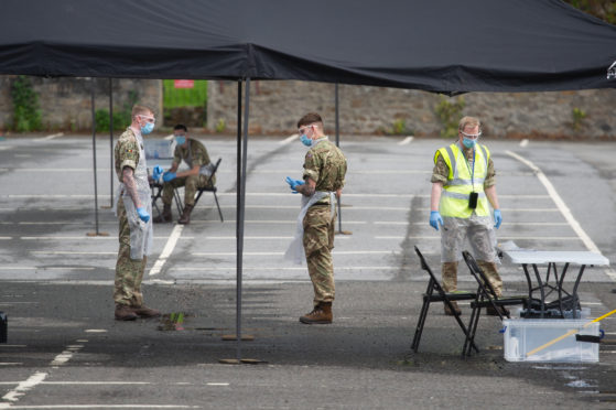 The testing unit in Pitlochry.