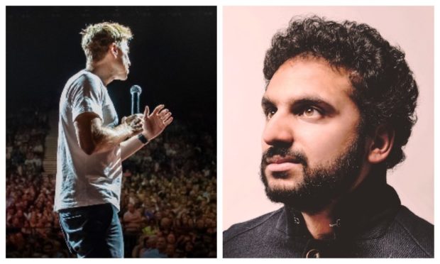 Russell Howard and Nish Kumar.