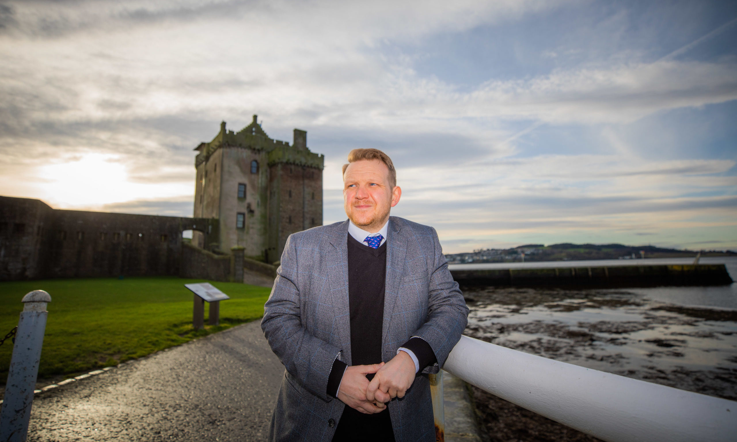 Alan Ross City Development Convener. Broughty Ferry Castle, Castle Approach, Broughty Ferry, Dundee. Friday 24th January 2020  Pic Credit - Steve MacDougall / DCT Media