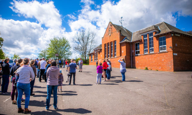 Abernyte Primary had been scheduled to close when this summer.