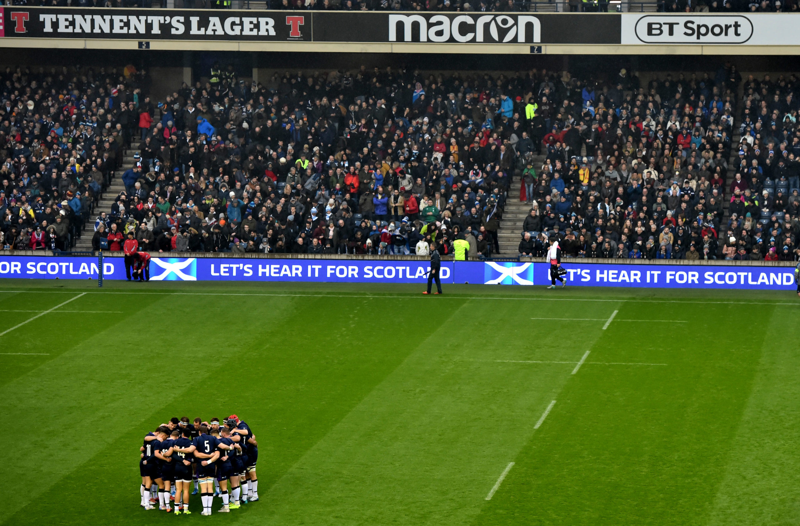 Scotland's rugby players have full counselling support while isolated during the lockdown.