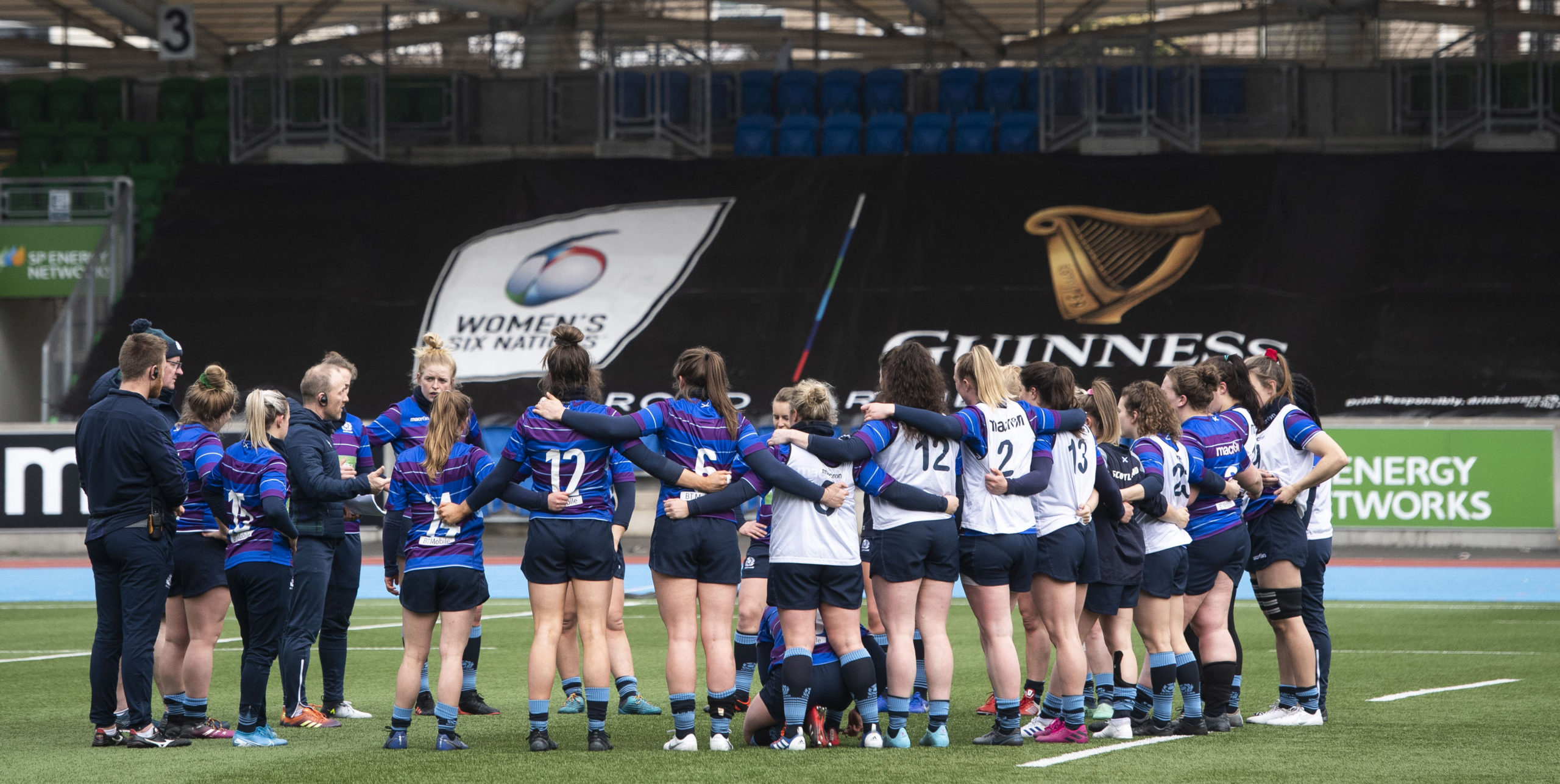 Scotland Women in training at Scotstoun earlier this year.