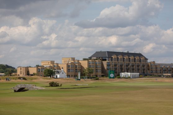 The Old Course Hotel in St Andrews.