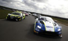 Jonny Adam/Ahmad Al Harthy Aston Martin Vantage GT3 leads the way at the 2020 British GT media day in March.