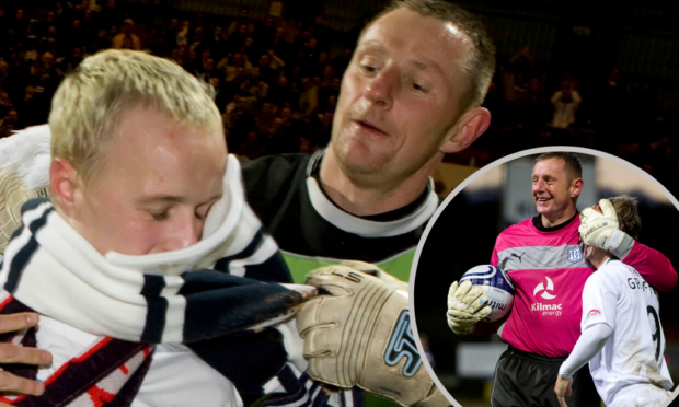 Rab Douglas has been delighted to see Leigh Griffiths shine since leaving Dens Park