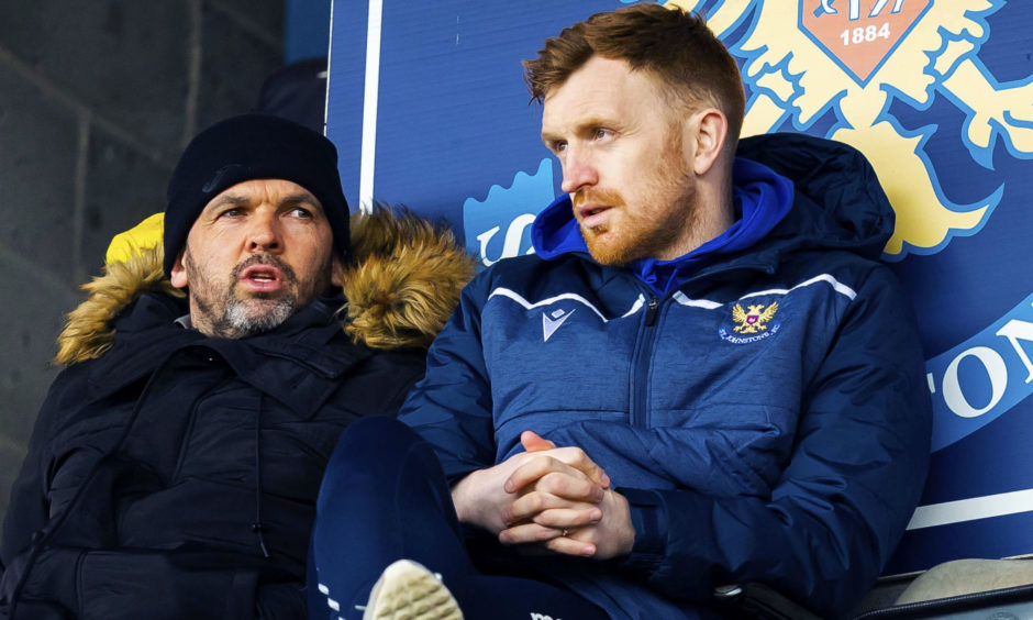 Liam Craig (right) praised St Johnstone boss Callum Davidson for helping to develop his coaching career.