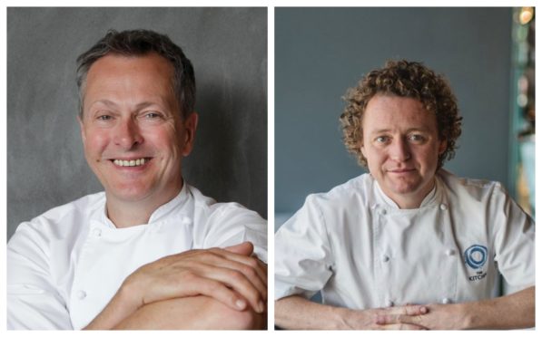 Nick Nairn and Tom Kitchin are two of the 11 Scottish hospitality experts calling on Nicola Sturgeon for support.