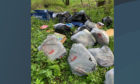 The waste that had been traced to a Dundee residence due to details of a name and address found among the waste.