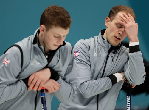 Kyle Smith (right) and Thomas Muirhead at the last Olympics.