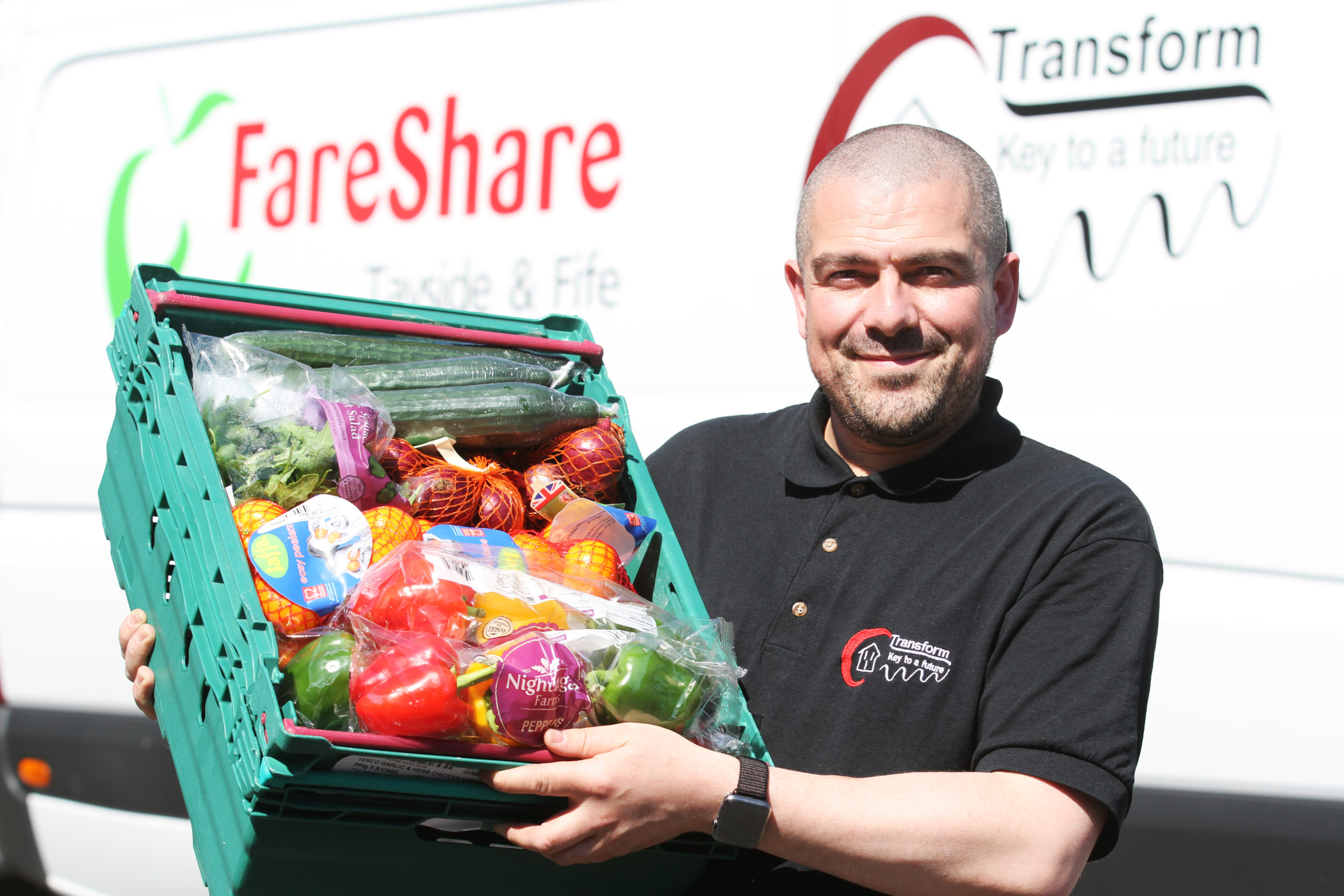 FareShare Tayside and Fife operations manager Chris Doig.
