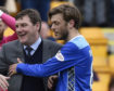 No manager would ever admit to having dressing room favourites but Tommy Wright would probably make an exception with Murray Davidson. Since leaving McDiarmid Park, Wright has returned to Perth to help support one of his star player's testimonial season. Image: SNS.