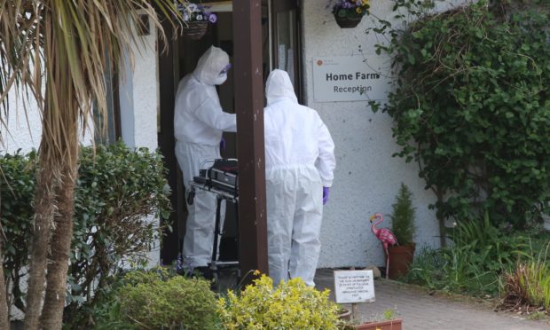 Home Farm care home on the Isle of Skye, where there was an outbreak of coronavirus earlier this year.