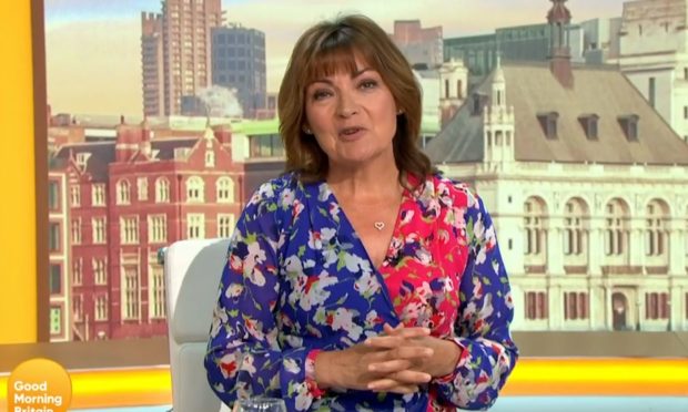 Lorraine Kelly on
Good Morning Britain.