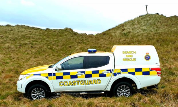 The UK coastguard were called out to Carlingheugh Bay.