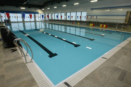 Brechin community campus swimming pool.