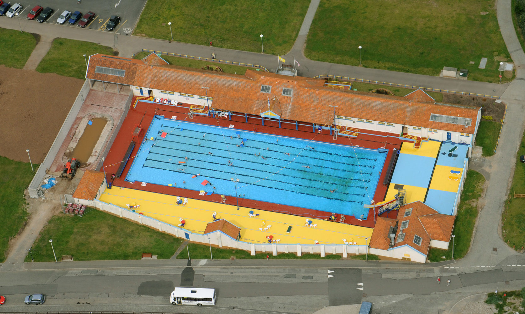 Stonehaven open air pool.