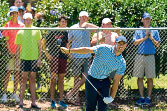 Fans weren't allowed into Colonial for the PGA Tour's restart, but watched from afar anyway.