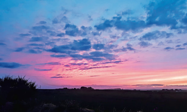 A north-east sunset snapped by Gayle Ritchie.