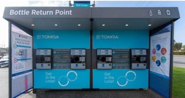 A reverse vending machine, similar to the ones proposed for nine Aldi stores across the region.