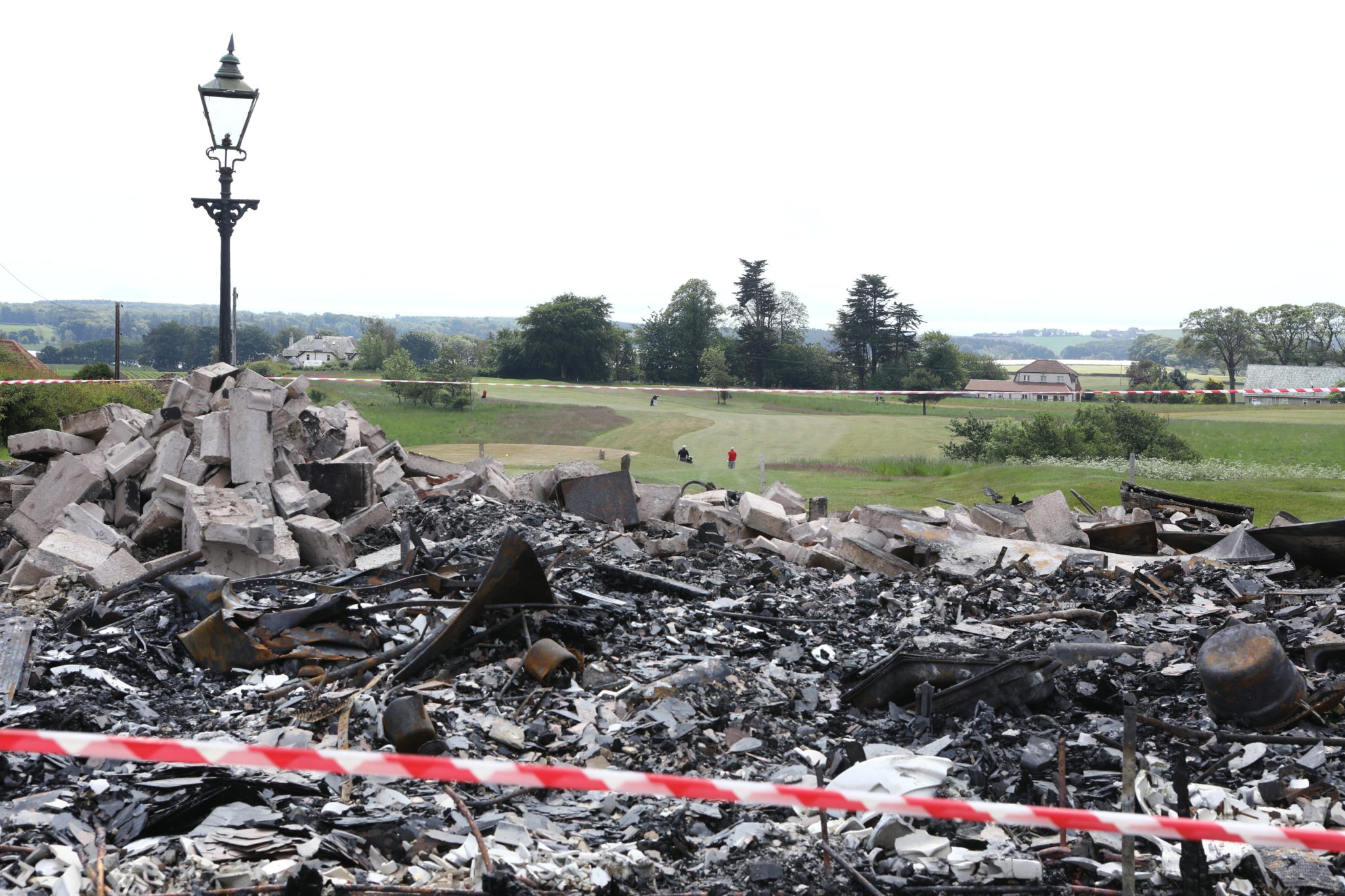 'All our history is gone' Fife golf course clubhouse razed to the