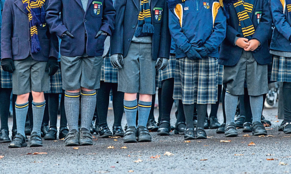 High School of Dundee pupils.