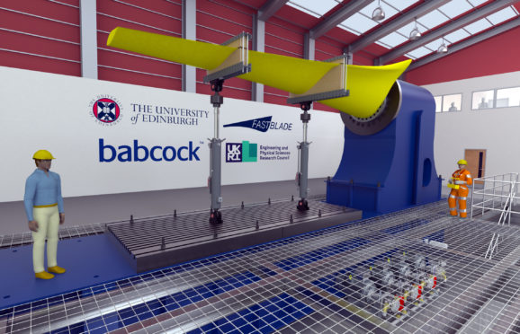 The Fastblade research facility being constructed in ROsyth will be only one of its kind in the world.
