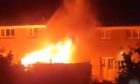 Fire at Dunniker Estate, Kirkcaldy.