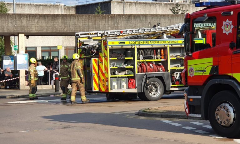 Six appliances called to Ninewells Hospital after a fire in the toilet block.

Pics submitted by Liam Richardson