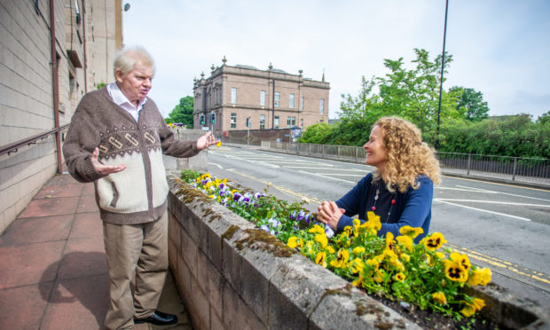 Tam Smith and Darlene Drummond in Dundee.