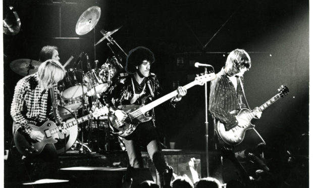 Thin Lizzy at Dundee's Caird Hall on May 3 1980.