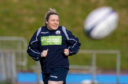 Molly Wright during Scotland training