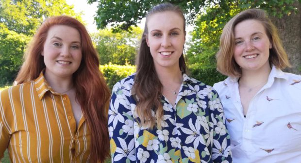 Victoria, Rohanne, and Harriet Compson-Bradford.