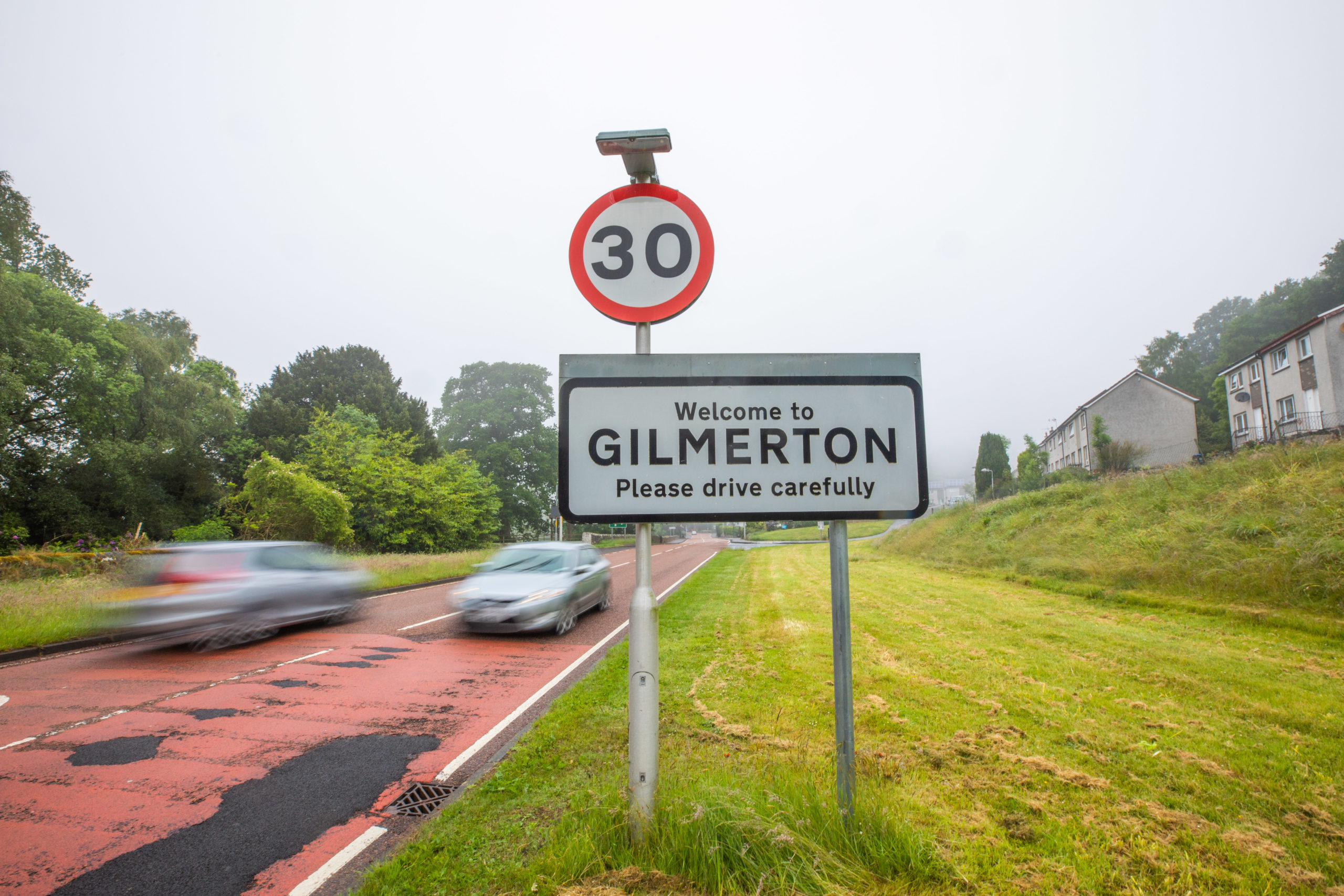 Entrance to Gilmerton. Picture: Steve MacDougall.