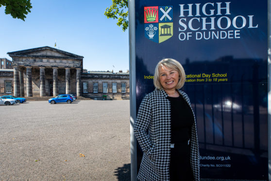 High School of Dundee rector Lise Hudson.