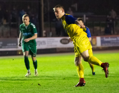 Thomas Collins in action for BSC Glasgow