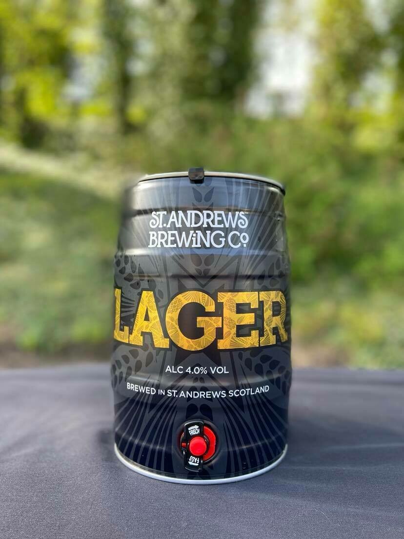 St Andrews Brewing Co mini beer keg