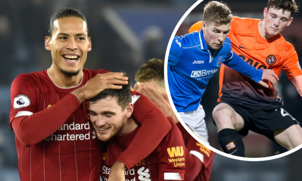 David Wotherspoon was on winning side against Virgil van Dijk and Andy Robertson