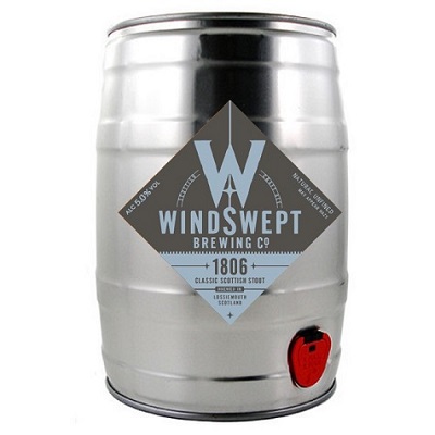 Windswept Brewing Co beer keg for home