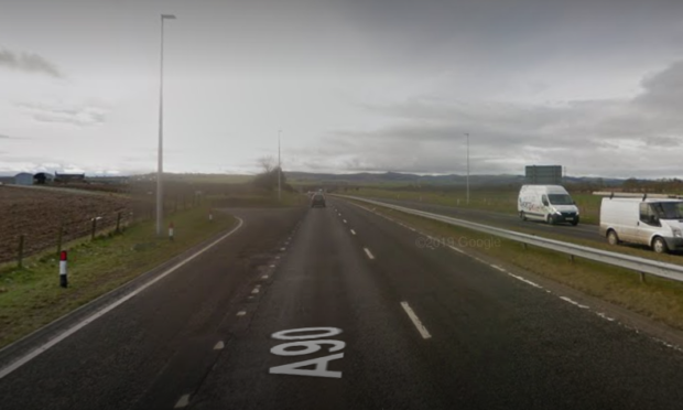 Resurfacing will take place southbound on the A90 near Forfar Loch.