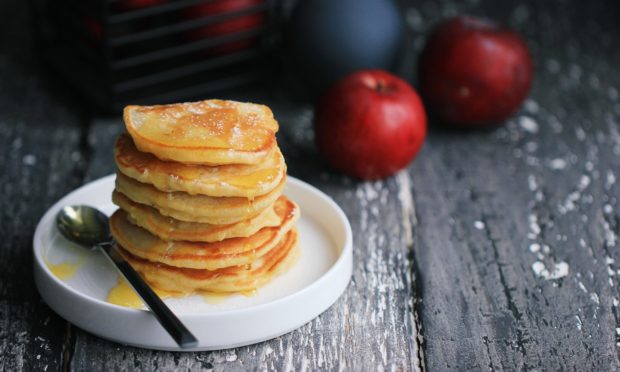 Apple pancakes.