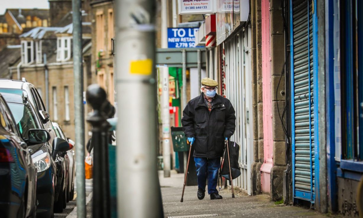 Dundee's West End during week four of lockdown.