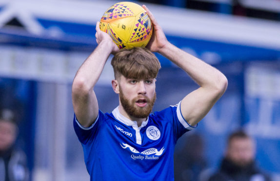 Shaun Rooney in action for Queen of the South.