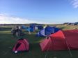 Campers descended on Elie Ruby Bay last month.