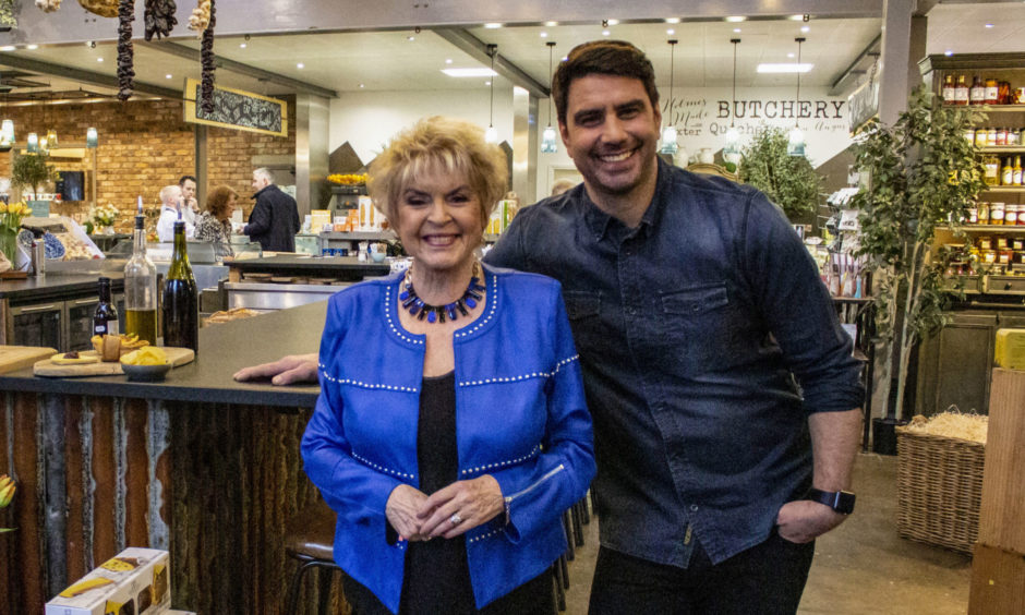 Gloria Hunniford and Chris Bavin.