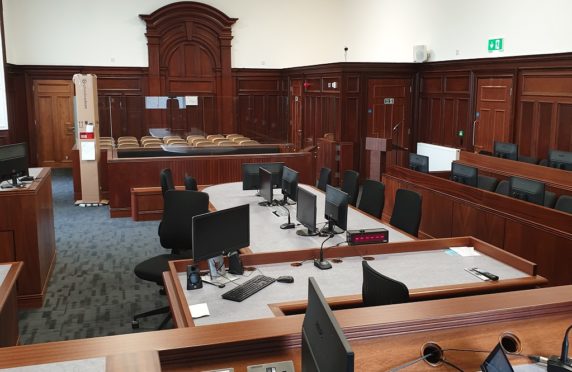 The new sheriff and jury court in Kirkcaldy - but it has yet been unable to host sheriff and jury business.