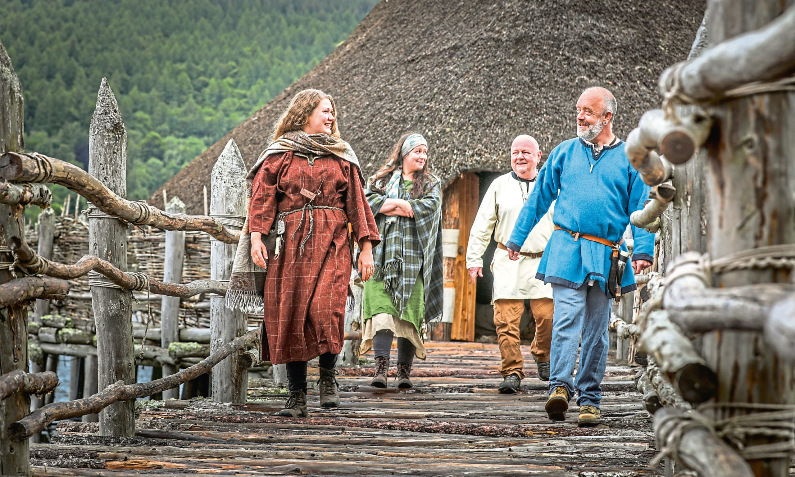 The Scottish Crannog Centre will reopen in August.